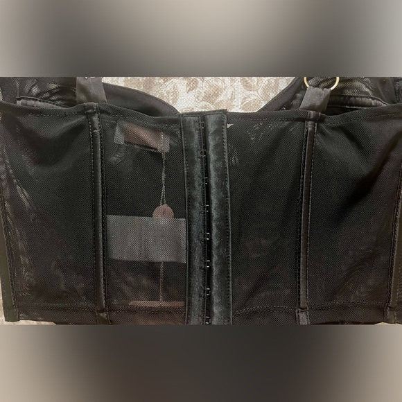 Oh Polly Black Sheer Bustier BNWT! - Picture 11 of 16